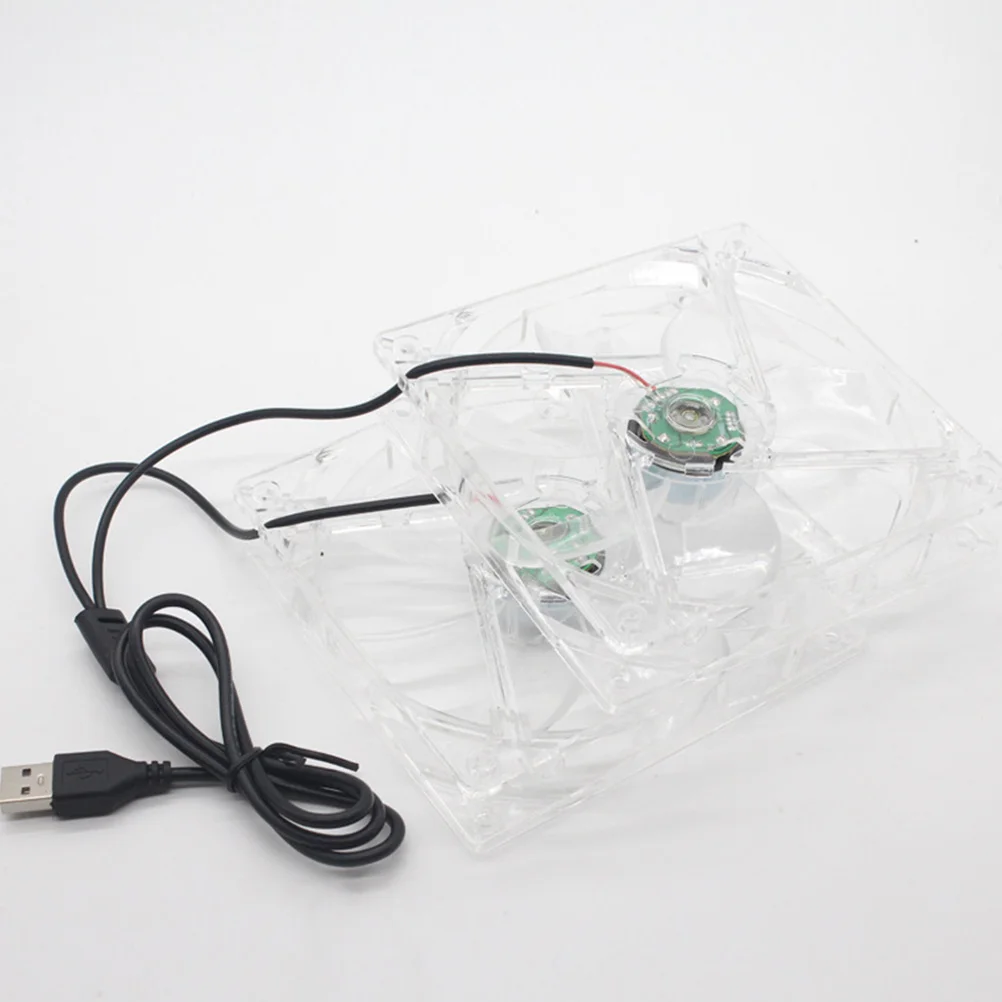 USB Cooling Fan 12cm Ultra Quiet ABS Durable Material for Router Pc Receiver Set Top Box Air Cooling Ventilation Radiator Fan