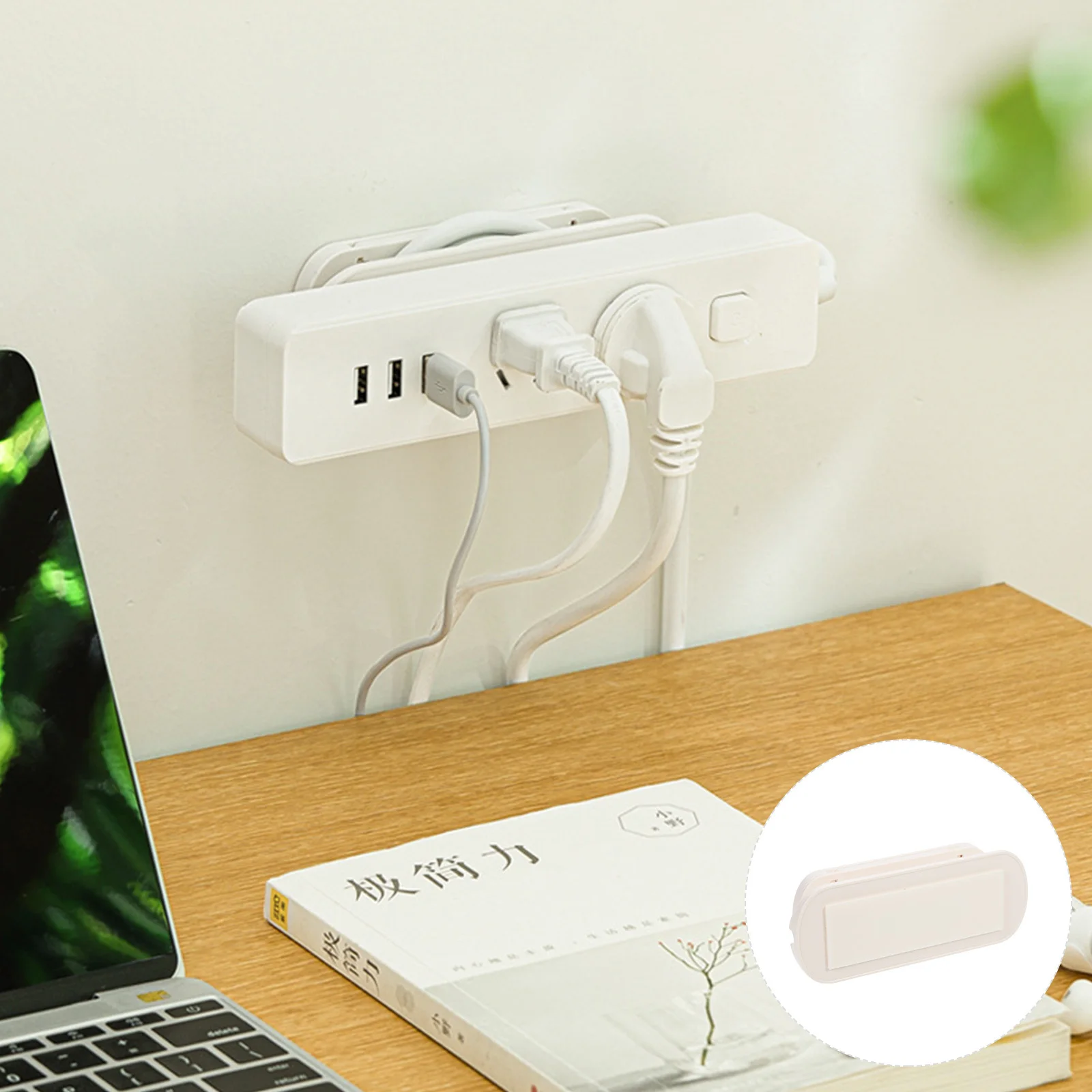 Punch-Free Socket Strip Wall Organizer Durable ABS Material Good Loading Capacity Wire Winding Function Self-Adhesive
Punch-Free Socket Strip Wall Organizer Durable ABS Material Good Loading Capacity Wire Winding Function Self-Adhesive