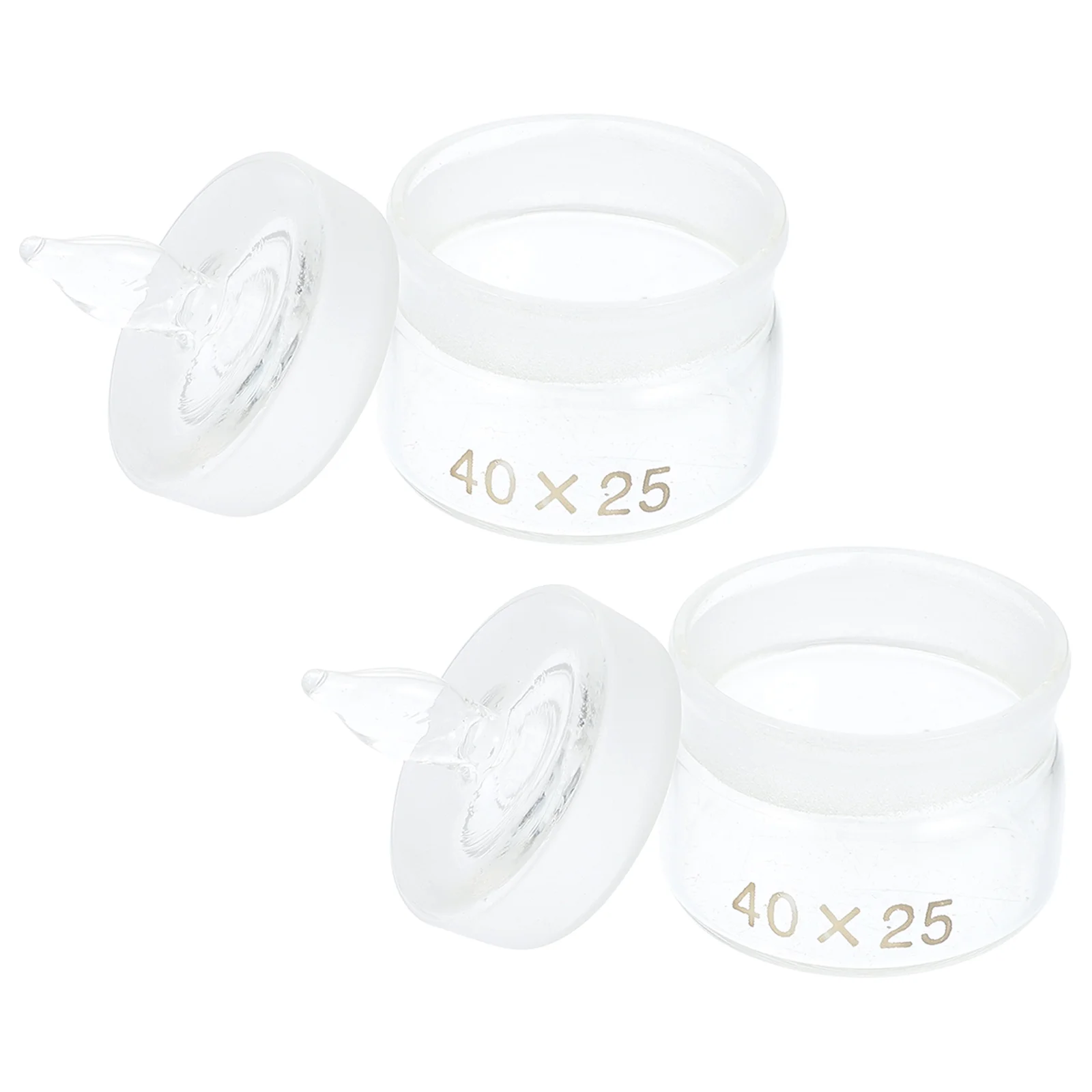 2 Pcs Sample Bottles Weighing Glass Instrument Holder Useful Sampling Experiment Experimental Can Laboratory
2 Pcs Sample Bottles Weighing Glass Instrument Holder Useful Sampling Experiment Experimental Can Laboratory