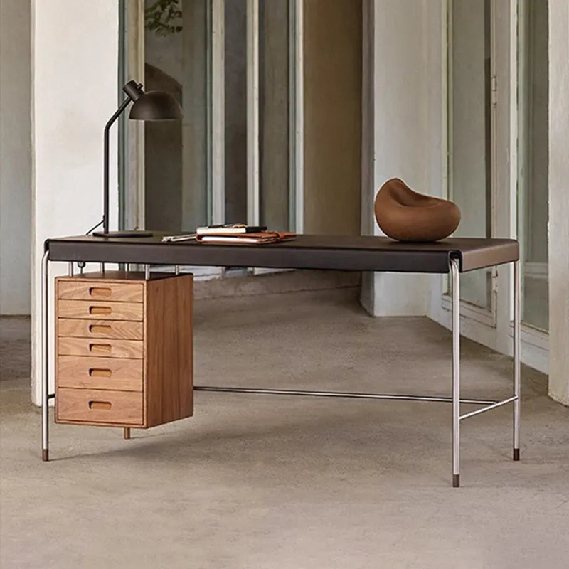 PYJ minimalist desk retro wind with locker stainless steel designer desk
PYJ minimalist desk retro wind with locker stainless steel designer desk