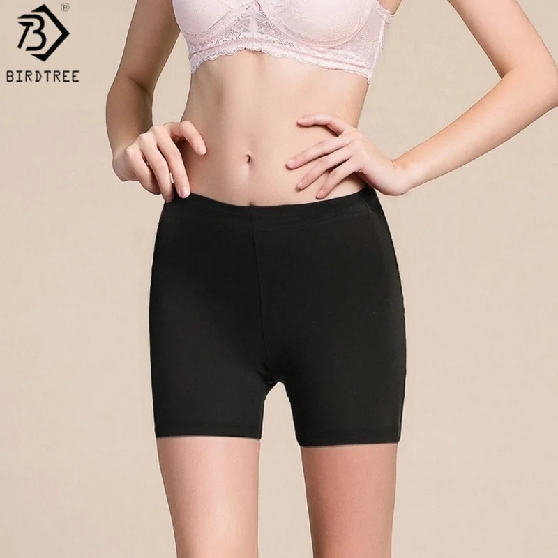 Birdtree 92% шелк, 8% спандекс, базовые защитные брюки, женское высокоэластичное нижнее белье без следов с однотонной подошвой, летнее P59243JF
Birdtree 92% шелк, 8% спандекс, базовые защитные брюки, женское высокоэластичное нижнее белье без следов с однотонной подошвой, летнее P59243JF