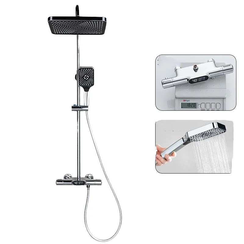 Modern Design Smart Thermostat Shower Set LED Gray SPA Rain Shower Head Faucet System Chrome Finish Brass Tap Ceramic Faucets
Modern Design Smart Thermostat Shower Set LED Gray SPA Rain Shower Head Faucet System Chrome Finish Brass Tap Ceramic Faucets