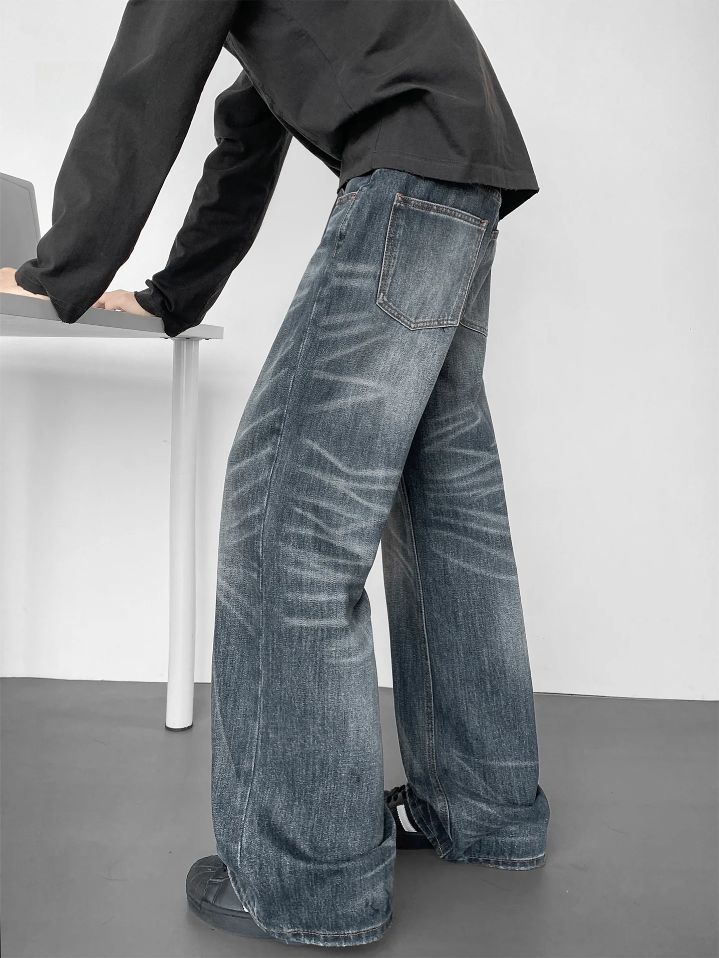 Wmnm American High Street Vibe Men's Waed Jeans Spring Seasonal Cleanfit Straight Leg Wide Leg Micro Flare Pants
Wmnm American High Street Vibe Men's Waed Jeans Spring Seasonal Cleanfit Straight Leg Wide Leg Micro Flare Pants