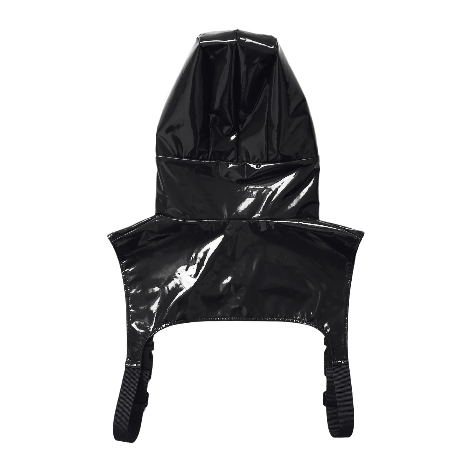 Men Raves PU Leather Hooded Cropped Tops Party Showing Chest Muscle Vest High Neck Zip-up Adjustable Underarm Strap Tank Top
Men Raves PU Leather Hooded Cropped Tops Party Showing Chest Muscle Vest High Neck Zip-up Adjustable Underarm Strap Tank Top