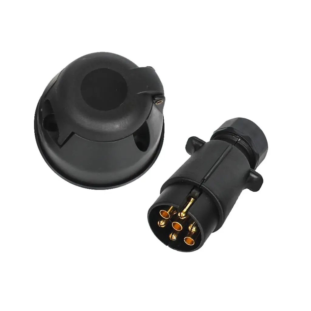 7 Pin Trailer Light Board Extension Cable Shock Resistant Signal Connector Plug Socket for Trailer Coupling Cover Car Use
7 Pin Trailer Light Board Extension Cable Shock Resistant Signal Connector Plug Socket for Trailer Coupling Cover Car Use