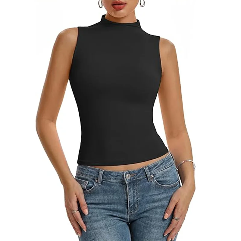 Women's Basic Tank Top Sleeveless Double Slim Fitted Layering Undershirt Soft Stretch Casual Daily Wear
Women's Basic Tank Top Sleeveless Double Slim Fitted Layering Undershirt Soft Stretch Casual Daily Wear