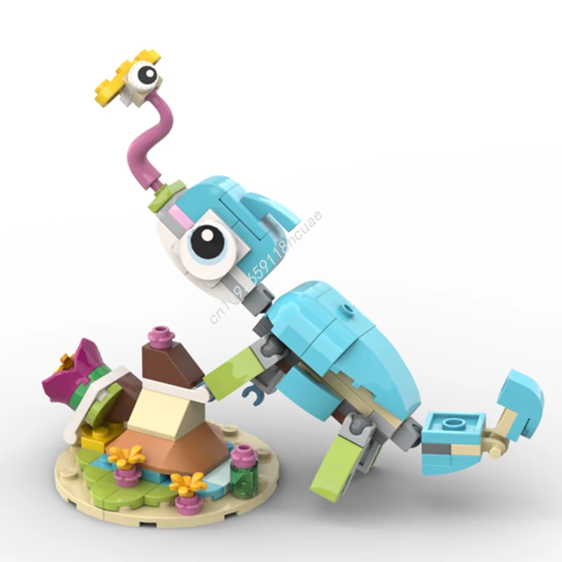 113pcs MOC Chameleon Model Building blocks Kids idea Modular creative Education toys Assemble Christmas gifts
113pcs MOC Chameleon Model Building blocks Kids idea Modular creative Education toys Assemble Christmas gifts