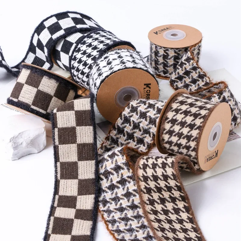Houndstooth Classic British Style Plush Edging Handmade DIY Bow Hair Accessories Clothing Top Hat Accessories Ribbons
Houndstooth Classic British Style Plush Edging Handmade DIY Bow Hair Accessories Clothing Top Hat Accessories Ribbons