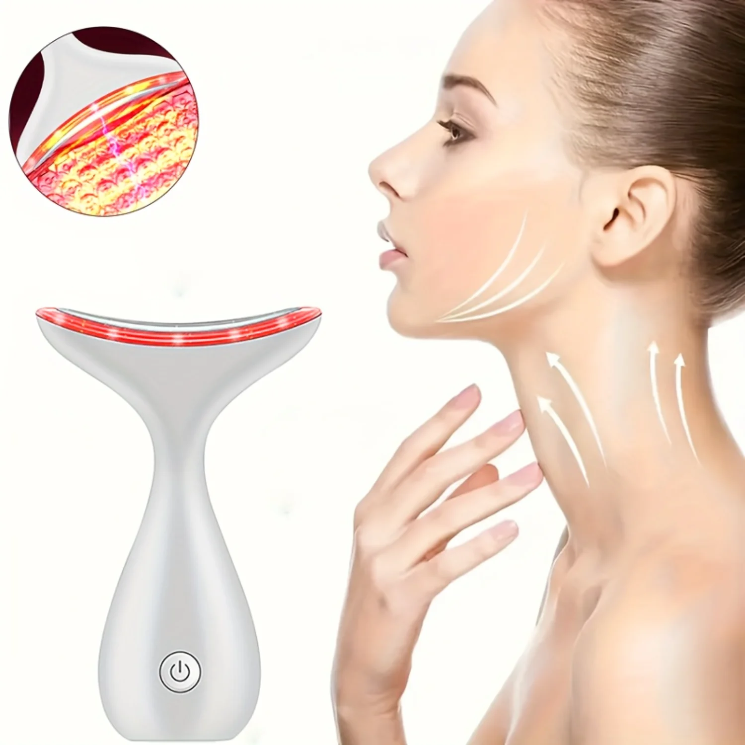 Face And Neck Beauty Device, Neck Skincare Massager, Facial Massager, Holiday Gift For Women Mother's Day Gift
Face And Neck Beauty Device, Neck Skincare Massager, Facial Massager, Holiday Gift For Women Mother's Day Gift