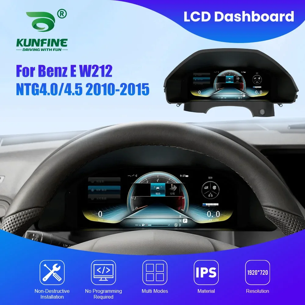 Приборная панель кластера для Mercedes Benz E W212 NTG4.0 2010-2015, спидометр, цифровой ЖК-дисплей, приборная панель, 12,3-дюймовый новейший тахометр
Приборная панель кластера для Mercedes Benz E W212 NTG4.0 2010-2015, спидометр, цифровой ЖК-дисплей, приборная панель, 12,3-дюймовый новейший тахометр