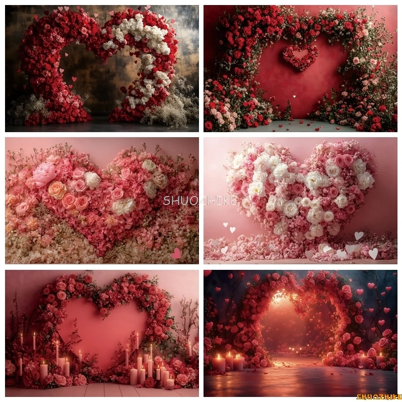 Valentine's Day Photography Backdrop Romantic Heart Shaped Rose Shaped Door Candle Proposal Party Decor Photography Studio
Valentine's Day Photography Backdrop Romantic Heart Shaped Rose Shaped Door Candle Proposal Party Decor Photography Studio