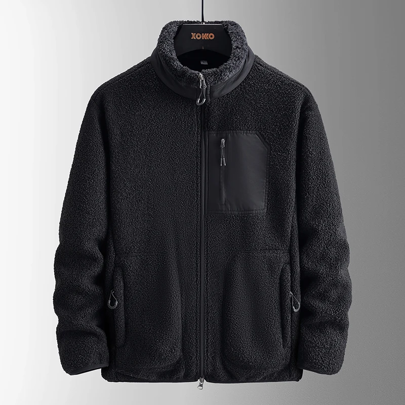 Men's Winter New High Quality Lambskin Jacket Outdoor Windproof Warm Multi-pocket Work Coat Casual Versatile Men's Cotton Jacket
Men's Winter New High Quality Lambskin Jacket Outdoor Windproof Warm Multi-pocket Work Coat Casual Versatile Men's Cotton Jacket