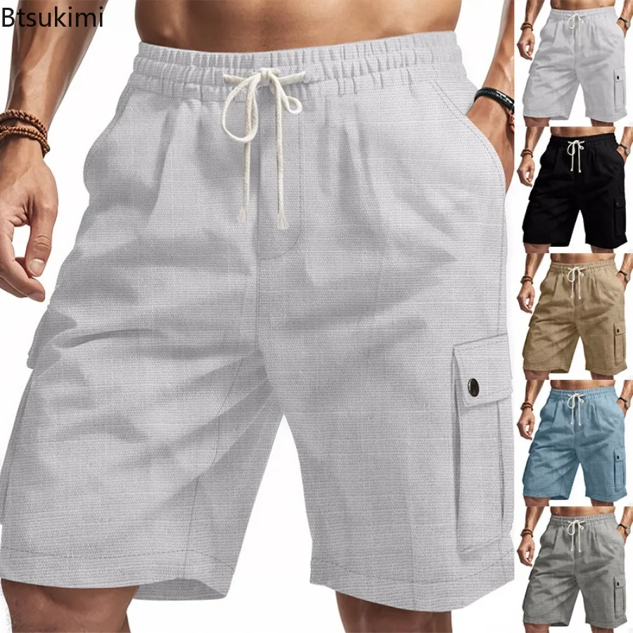 New Men's Hot Selling Outdoor Tactical Comfortable Breathable Linen Shorts Summer Fashionable Classic Men's Beach Casual Shorts
New Men's Hot Selling Outdoor Tactical Comfortable Breathable Linen Shorts Summer Fashionable Classic Men's Beach Casual Shorts