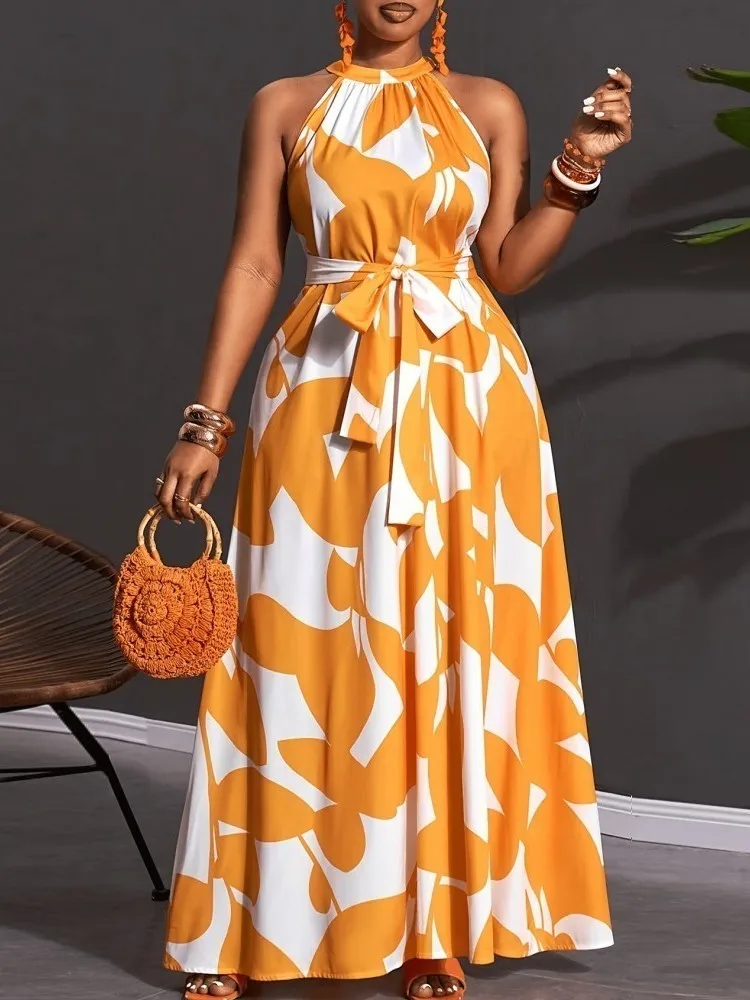 L-4XL Plus Size Clothes Dresses Women Robes Summer Sleeveless Street Style Casual 3XL 4XL Big Size Maxi Dress Oversized
L-4XL Plus Size Clothes Dresses Women Robes Summer Sleeveless Street Style Casual 3XL 4XL Big Size Maxi Dress Oversized