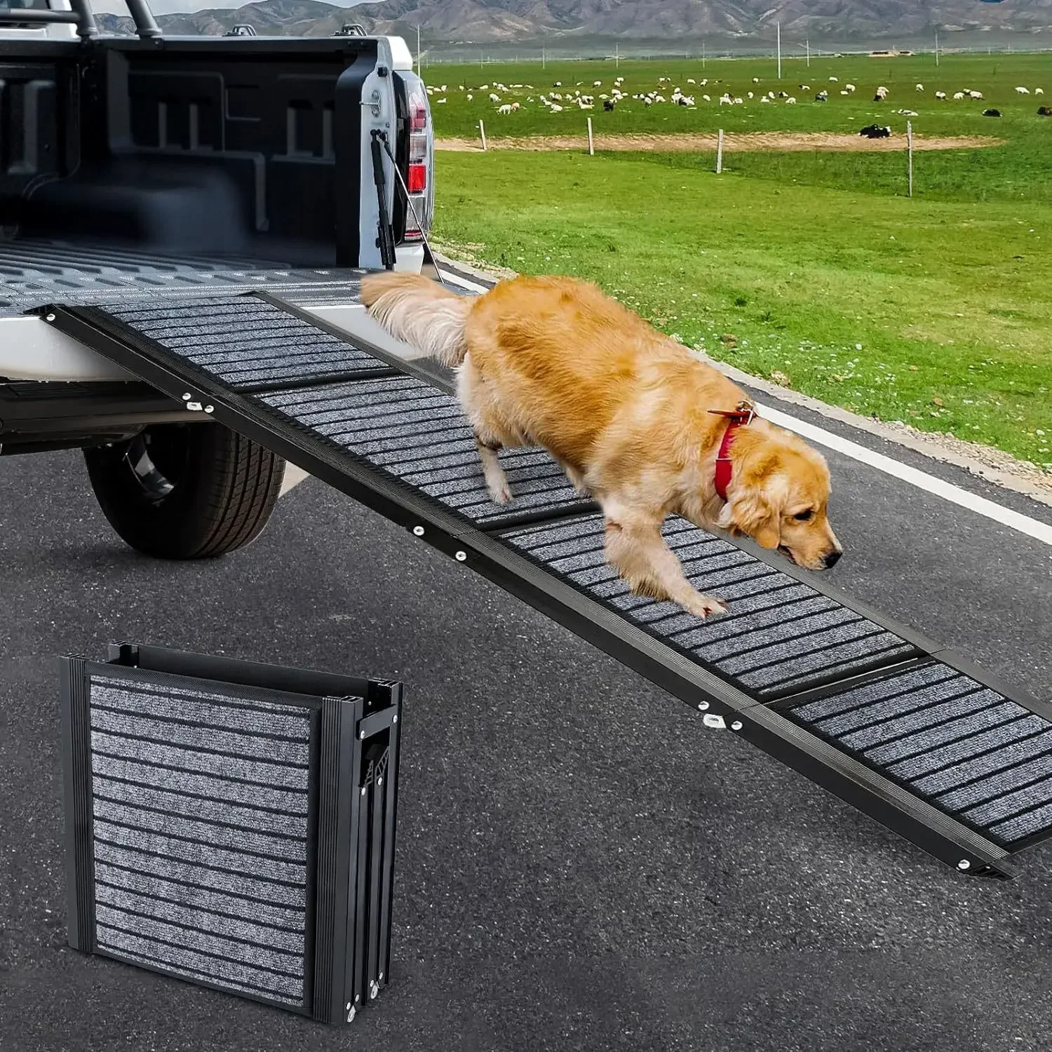 Customized felt pet ramp ladder car dog outdoor ladder foldable big dog up and down slope ladder cross-border
Customized felt pet ramp ladder car dog outdoor ladder foldable big dog up and down slope ladder cross-border