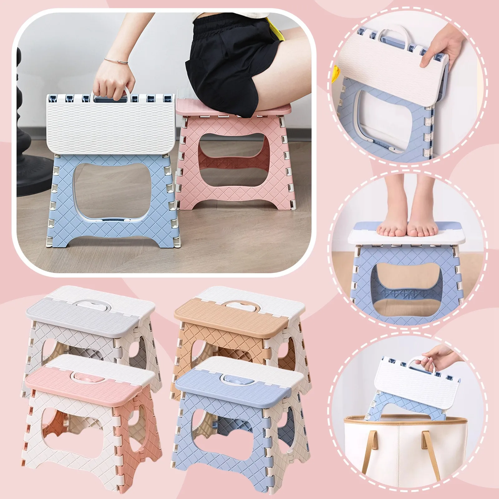New Portable Folding Stool Non-Slip Folding Chair Thickened Plastic Saddle Chair For Household Outdoor Fishing Chair
New Portable Folding Stool Non-Slip Folding Chair Thickened Plastic Saddle Chair For Household Outdoor Fishing Chair
