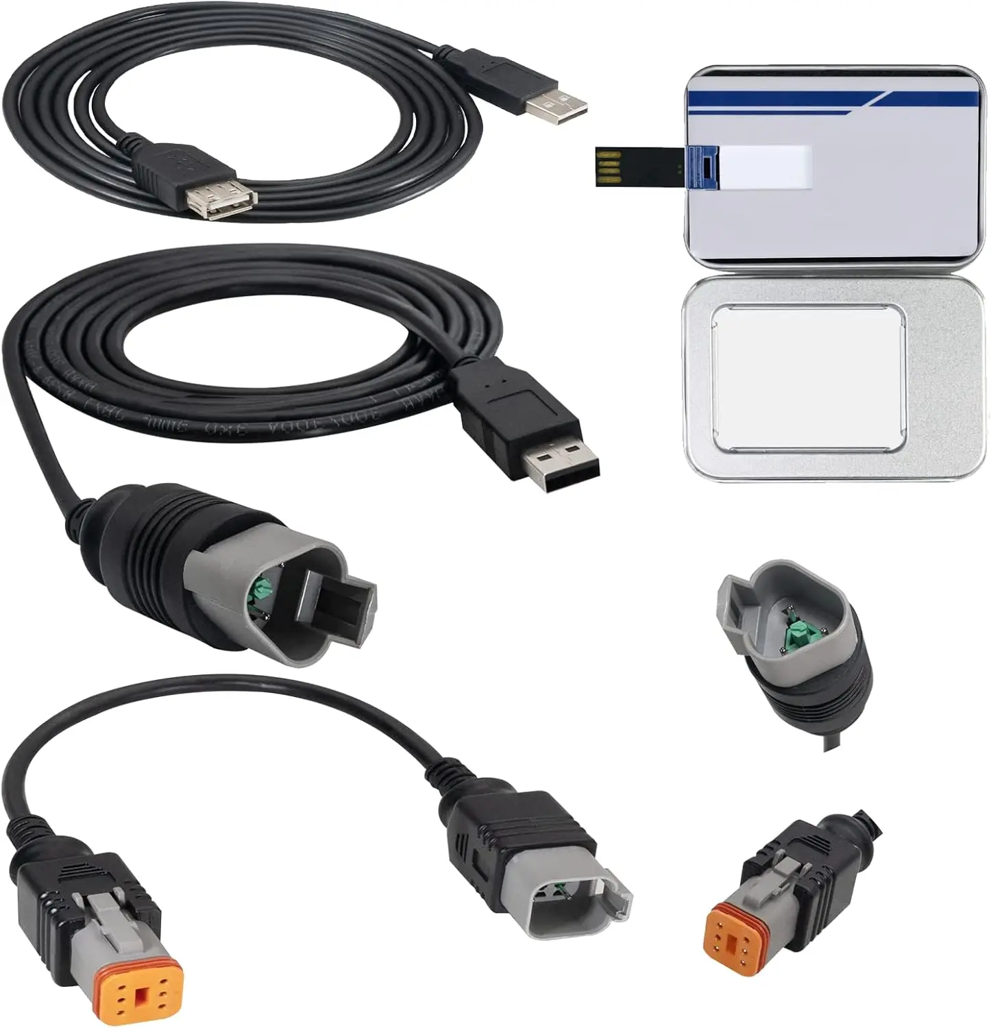 Diagnostic Cable Tool Kit with FT232RL, Compatible with Evinrude E-tec, Fitch, DI 1999-2020 Outboard Engines
Diagnostic Cable Tool Kit with FT232RL, Compatible with Evinrude E-tec, Fitch, DI 1999-2020 Outboard Engines