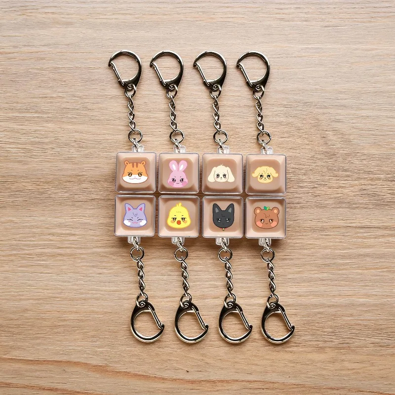 Ateez Glowing Creative Simulation Mechanical Keyboard Keycap Keyring Lovely Bag Decorative Hanging Ornament
Ateez Glowing Creative Simulation Mechanical Keyboard Keycap Keyring Lovely Bag Decorative Hanging Ornament