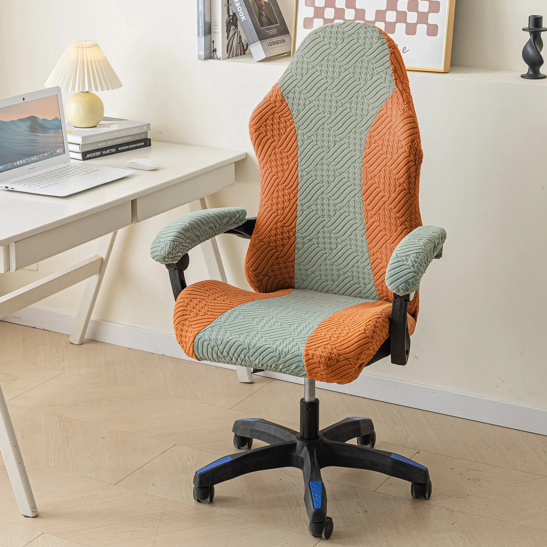 Thickened Gaming Chair Cover Jacquard Computer Chair Cover Elastic Swivel Chair Cover Office Chair With Armrest Cover Home
Thickened Gaming Chair Cover Jacquard Computer Chair Cover Elastic Swivel Chair Cover Office Chair With Armrest Cover Home