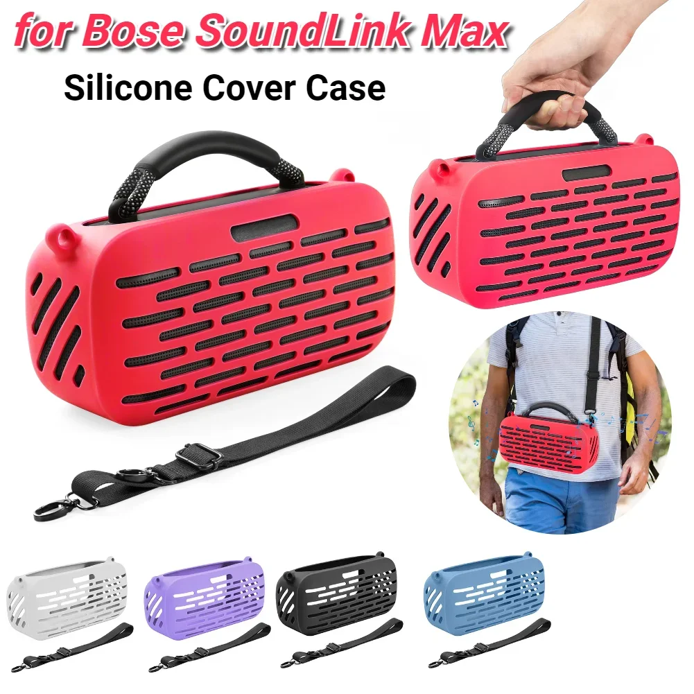 Силиконовый чехол, противоударный, гибкий, защитный чехол от царапин, защитный чехол для Bose SoundLink Max
Силиконовый чехол, противоударный, гибкий, защитный чехол от царапин, защитный чехол для Bose SoundLink Max