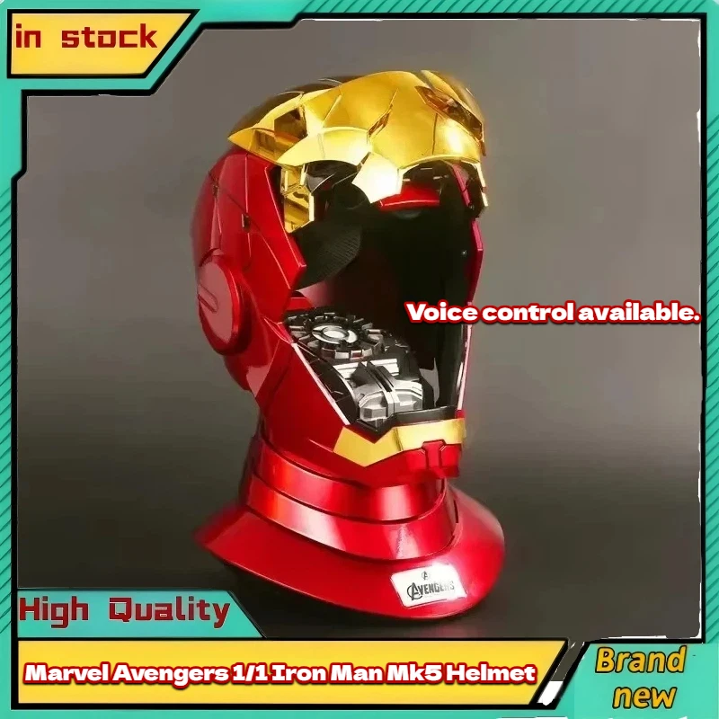 Высококачественный шлем Железного человека MK5 из серии Marvel Avengers 1/1, носимый, с автоматическим голосовым управлением, электрическим открыванием и закрыванием, игрушка-подарок
Высококачественный шлем Железного человека MK5 из серии Marvel Avengers 1/1, носимый, с автоматическим голосовым управлением, электрическим открыванием и закрыванием, игрушка-подарок