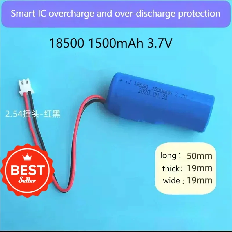 Аккумуляторная литиевая батарея ICR18490 18500 1500 мАч 3,7 В с защитой
Аккумуляторная литиевая батарея ICR18490 18500 1500 мАч 3,7 В с защитой