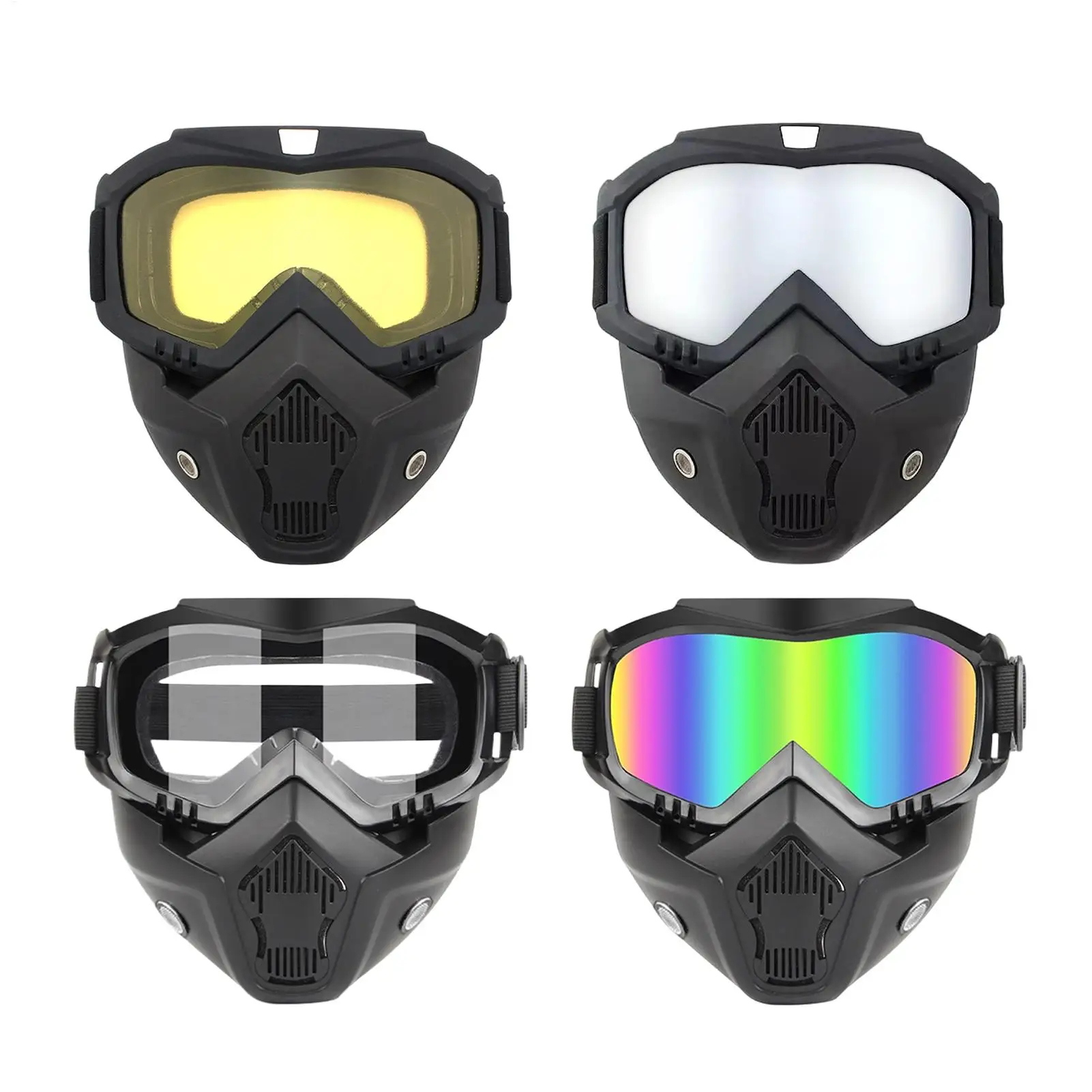 Detachable full-face goggles Motorcycle Goggles Anti Fog Full Face Ski Detachable Masque Goggles Outdoor Sports Riding Glasses
Detachable full-face goggles Motorcycle Goggles Anti Fog Full Face Ski Detachable Masque Goggles Outdoor Sports Riding Glasses