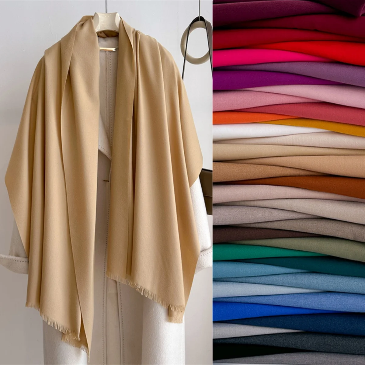 2025 новый модный роскошный однотонный толстый кашемировый зимний теплый шарф, женская шаль из пашмины, накидки Bufanda, женские шарфы с кисточками
2025 новый модный роскошный однотонный толстый кашемировый зимний теплый шарф, женская шаль из пашмины, накидки Bufanda, женские шарфы с кисточками