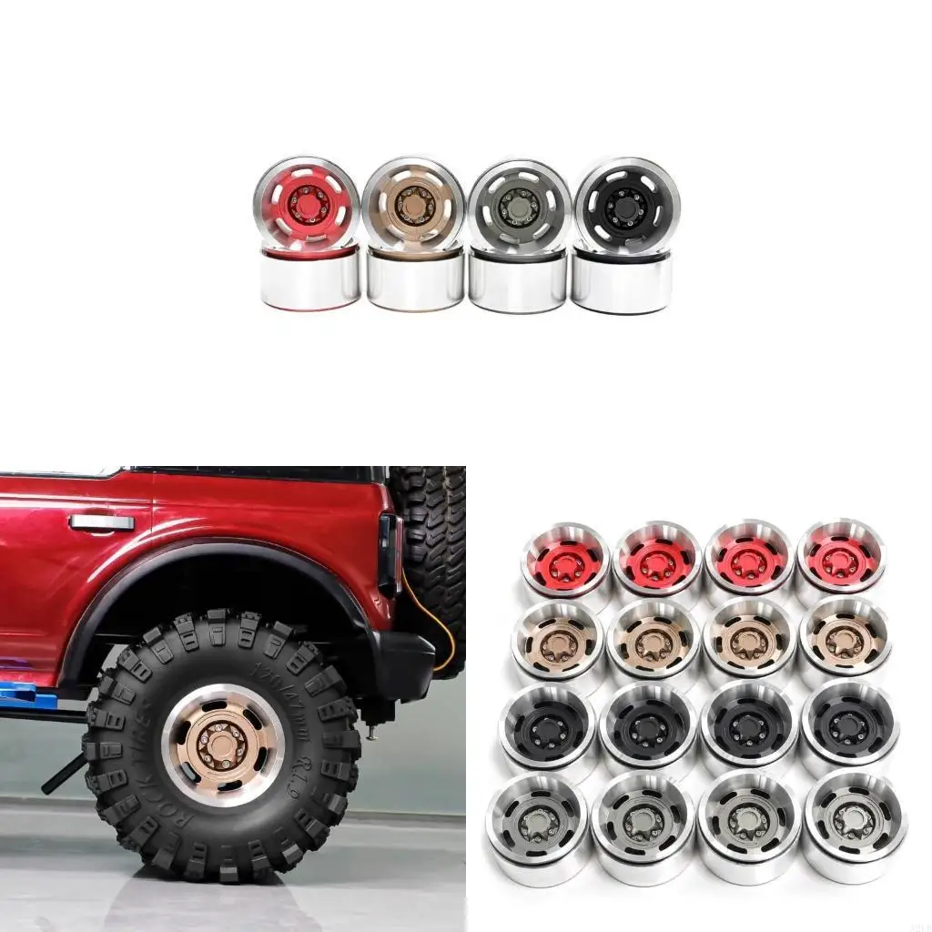 Set of 4 Remote Control Wheel Rims Metal Wheel Rims Tool for Model Supplies for Toy Car Collectors for Crawler A2UB
Set of 4 Remote Control Wheel Rims Metal Wheel Rims Tool for Model Supplies for Toy Car Collectors for Crawler A2UB