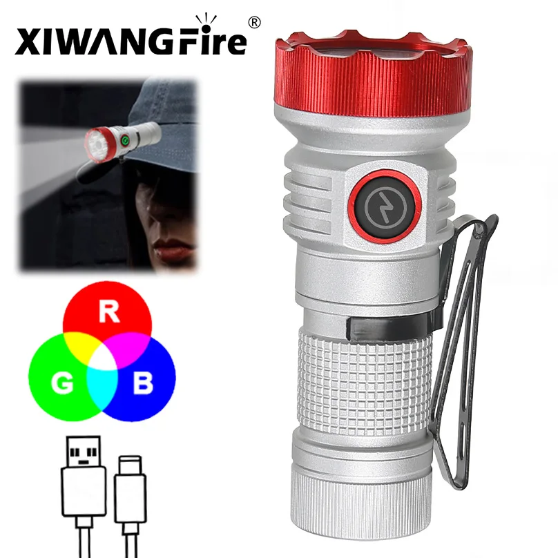 Portable 7LED Mini Flashlight Rechargeable Tactical Flash Light With Magnet and Clip Outdoor Camping Emergency Working Lantern
Portable 7LED Mini Flashlight Rechargeable Tactical Flash Light With Magnet and Clip Outdoor Camping Emergency Working Lantern