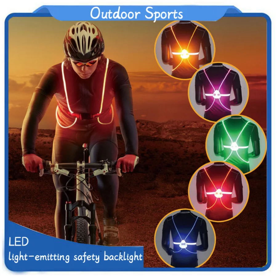 Cyrusher-Reflective Undershirt Lights, Mountain Bike Riding Lights, LED Fiber Optic, Light-Emitting, Safety, Travel
Cyrusher-Reflective Undershirt Lights, Mountain Bike Riding Lights, LED Fiber Optic, Light-Emitting, Safety, Travel