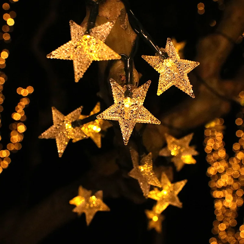 100/50/20Led Solar Star String Lights LED Solar Powered Fairy Lights for Birthday Wedding Decoration Solar Lamp Outdoor
100/50/20Led Solar Star String Lights LED Solar Powered Fairy Lights for Birthday Wedding Decoration Solar Lamp Outdoor