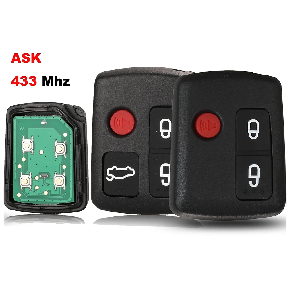 jingyuqin New Replacement Car Key 433MHZ ASK For Ford BA BF Falcon Sedan/Wagon Keyless Remote 4 Buttons Keypad
jingyuqin New Replacement Car Key 433MHZ ASK For Ford BA BF Falcon Sedan/Wagon Keyless Remote 4 Buttons Keypad