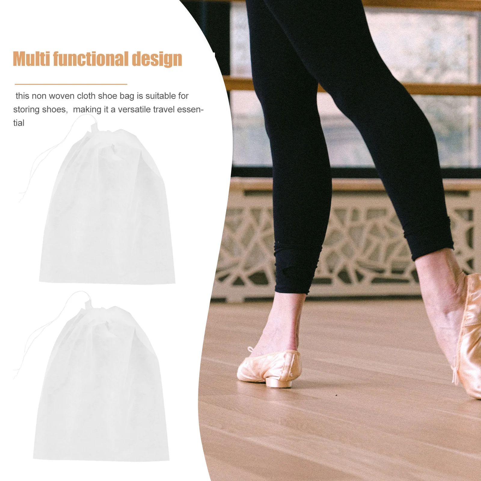 50 Pcs Shoe Bag Cloth for Shoes Portable Folding Storage Clear Bags Travel Protective Purse Dryer
50 Pcs Shoe Bag Cloth for Shoes Portable Folding Storage Clear Bags Travel Protective Purse Dryer