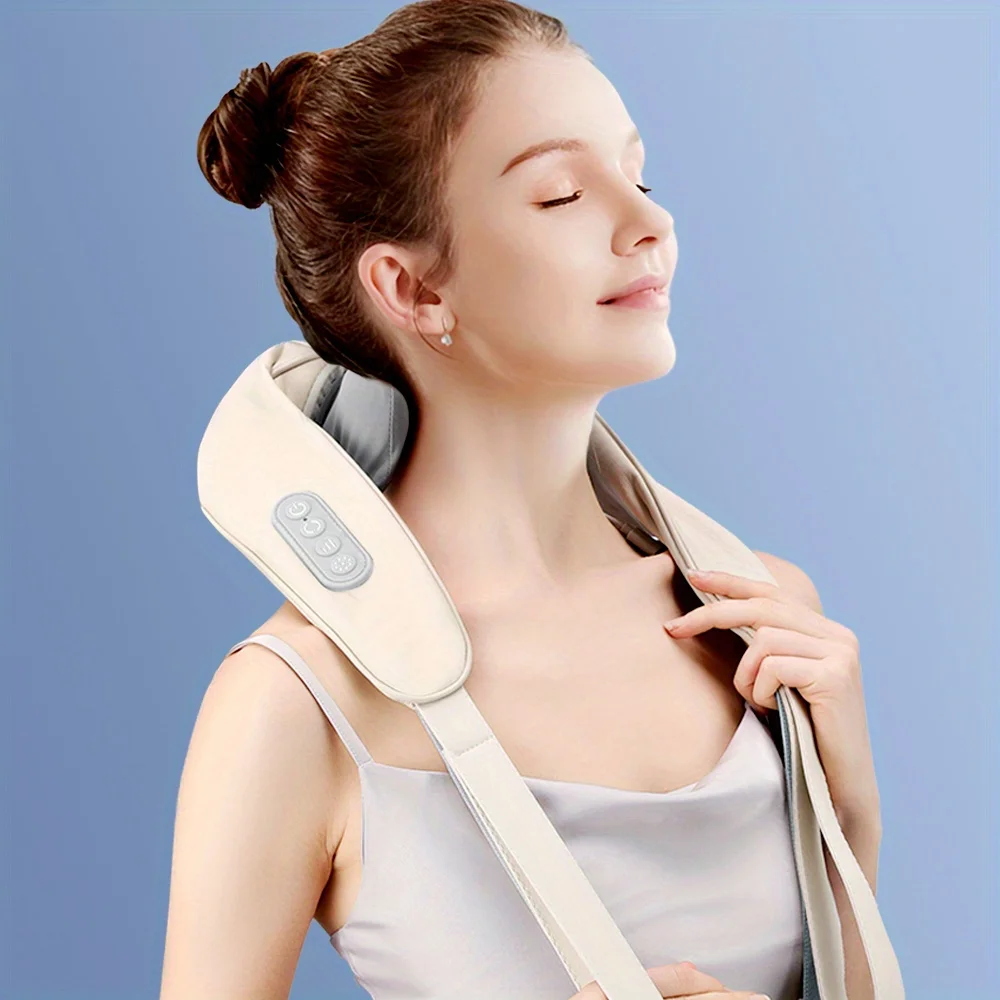 Professional Shoulder and Neck Massager Equipment - Cordless USB Charged Shiatsu Kneading Massage Wrap for Whole Body Relief, Un
Professional Shoulder and Neck Massager Equipment - Cordless USB Charged Shiatsu Kneading Massage Wrap for Whole Body Relief, Un