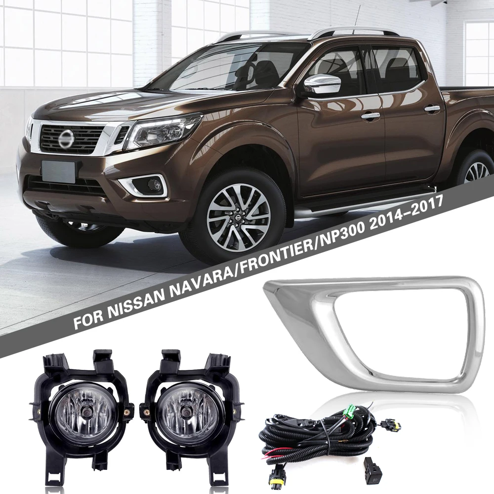 Front Bumper Fog Lamp Upgrade Kit FOR Nissan NAVARA FRONTIER NP300 2014-2017 Version Additional Foglight Set Switch+Wiring
Front Bumper Fog Lamp Upgrade Kit FOR Nissan NAVARA FRONTIER NP300 2014-2017 Version Additional Foglight Set Switch+Wiring