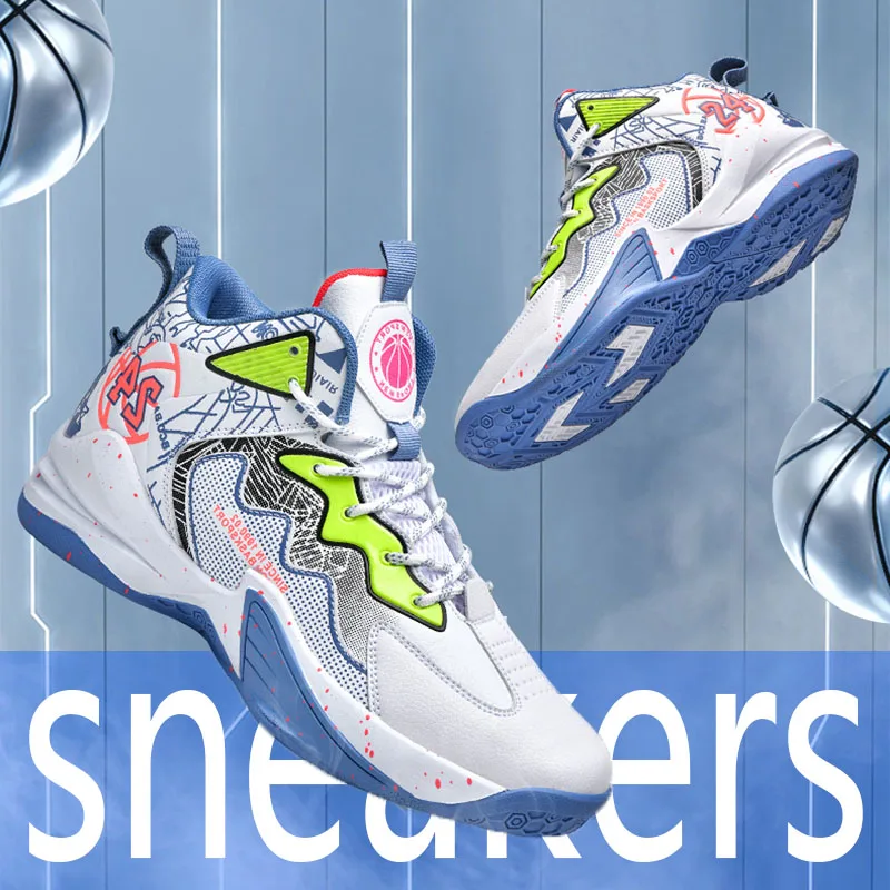 Outdoor men's shoes wear-resistant non-slip men's basketball shoes 35-45 high elastic high-top sneakers
Outdoor men's shoes wear-resistant non-slip men's basketball shoes 35-45 high elastic high-top sneakers