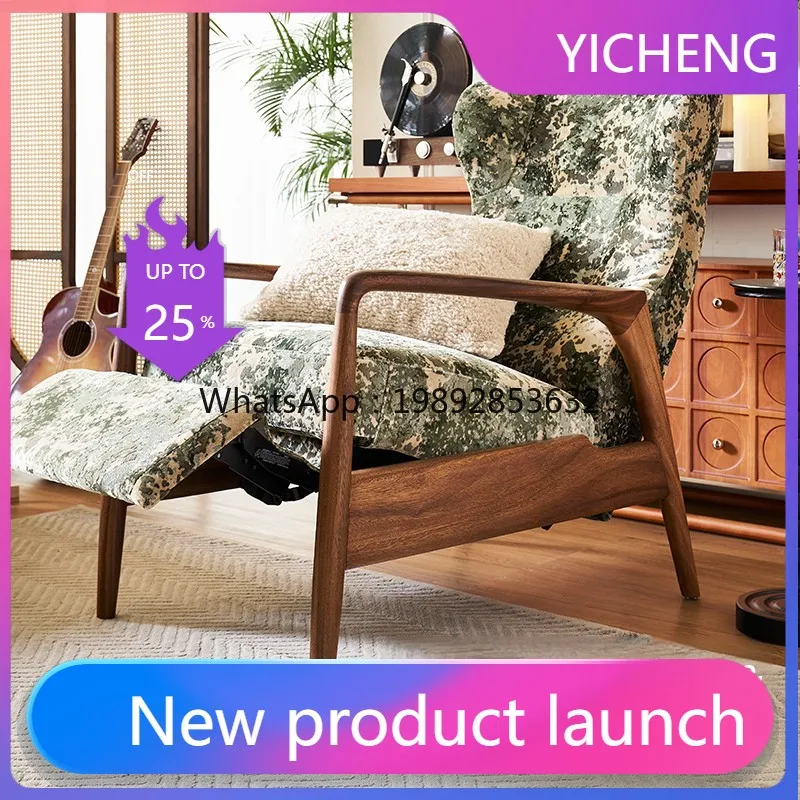 A2-9 Mid-Century Style Solid Wood Functional Folding Sofa Chair High-End Black Living Room Lazy Nap Chair Recliner
A2-9 Mid-Century Style Solid Wood Functional Folding Sofa Chair High-End Black Living Room Lazy Nap Chair Recliner