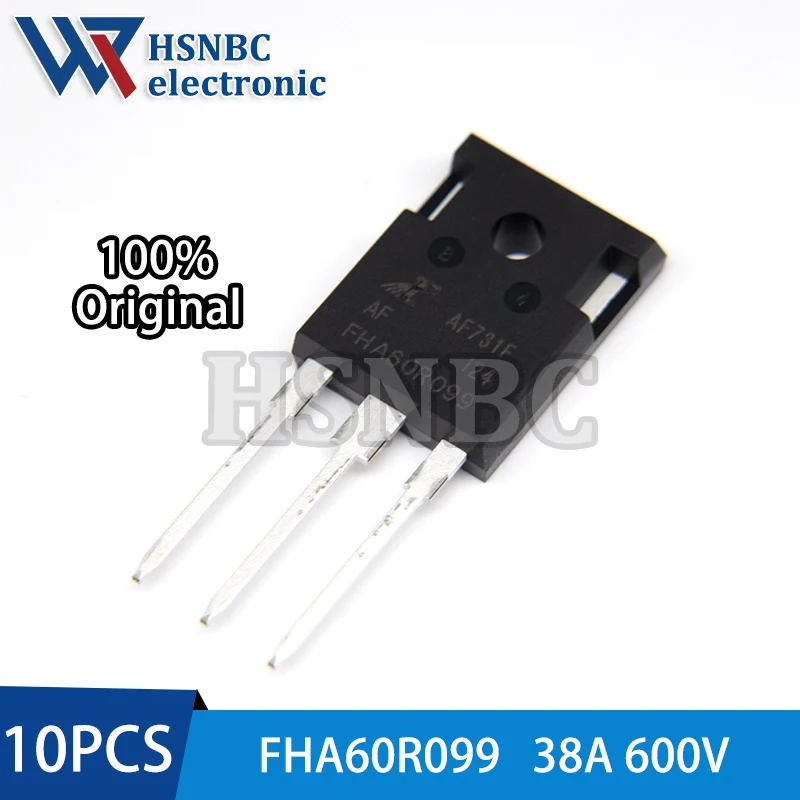 10PCS FHA60R099 60R099 FHA60R099AF TO-247 38A 600V Super Junction Power MOSFET Transistor 100% New Original
10PCS FHA60R099 60R099 FHA60R099AF TO-247 38A 600V Super Junction Power MOSFET Transistor 100% New Original