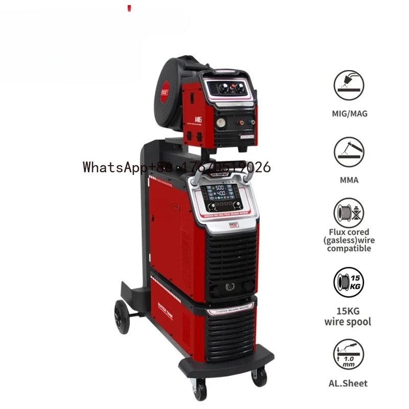 Industrial Double Pulsed 500amp Mig Mag Tig Welder 50mm Welding Steel Aluminium Welding Machine High Quality Welding Equipment
Industrial Double Pulsed 500amp Mig Mag Tig Welder 50mm Welding Steel Aluminium Welding Machine High Quality Welding Equipment