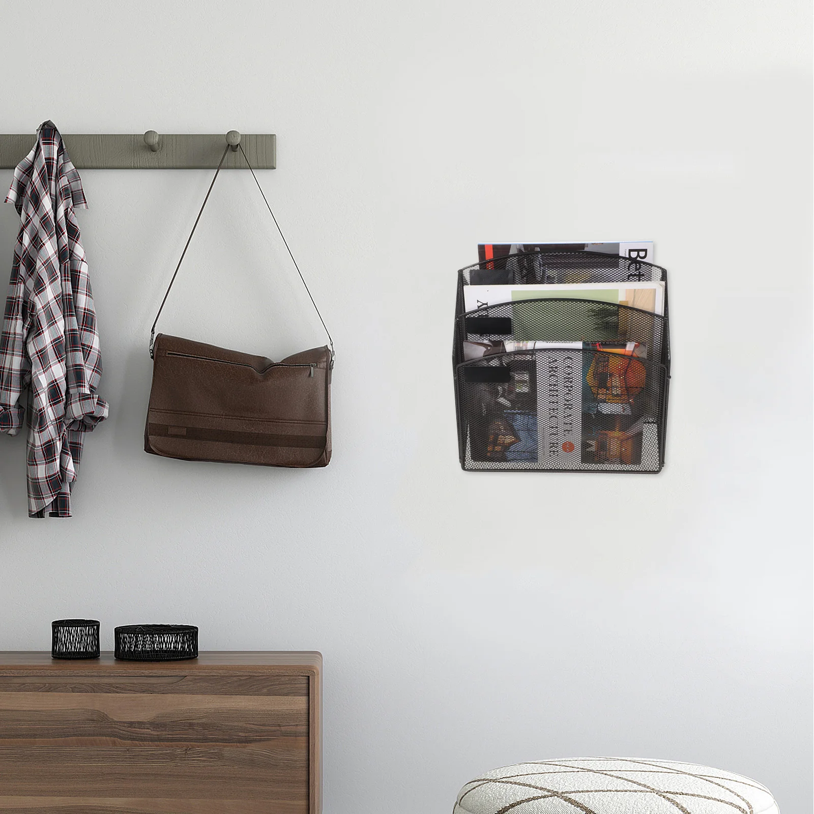 Premium Metal Mounted Tier Basket File Organizer Storage Holder Legal Letter Size Vertical Space Saving Wall Pocket Organizer
Premium Metal Mounted Tier Basket File Organizer Storage Holder Legal Letter Size Vertical Space Saving Wall Pocket Organizer