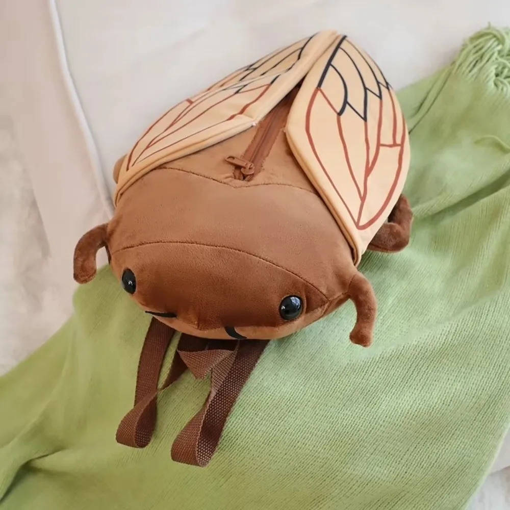Cute 45cm Backpack Cartoon Cicada Soft Animal Figure Cushions Shoulder Bag Home Pillows Gift Birthday
Cute 45cm Backpack Cartoon Cicada Soft Animal Figure Cushions Shoulder Bag Home Pillows Gift Birthday