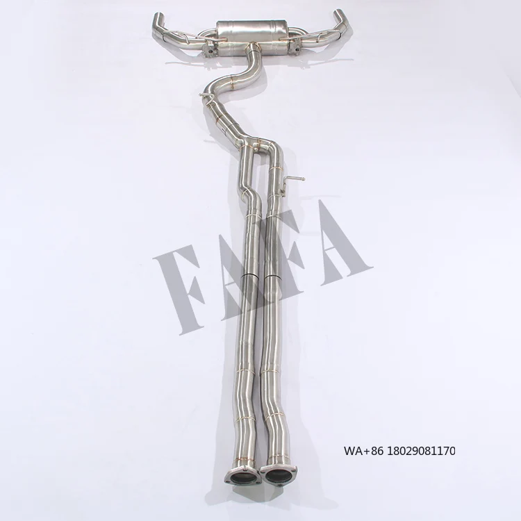 For RS3 2.5T 2017-2023 High Polished Exhaust Pipe with Valve New Condition Cat Back Exhaust
For RS3 2.5T 2017-2023 High Polished Exhaust Pipe with Valve New Condition Cat Back Exhaust