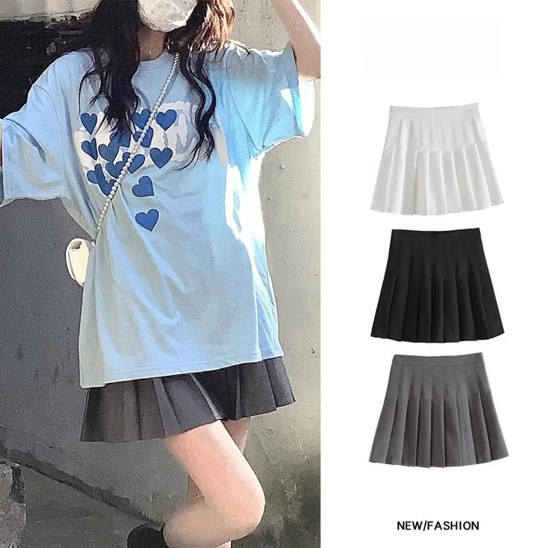 High Waist A-Line Skirt for Women plus Size Pleated High Quality Summer Short Skirt Anti-Light JK Skirt School Girl Style
High Waist A-Line Skirt for Women plus Size Pleated High Quality Summer Short Skirt Anti-Light JK Skirt School Girl Style