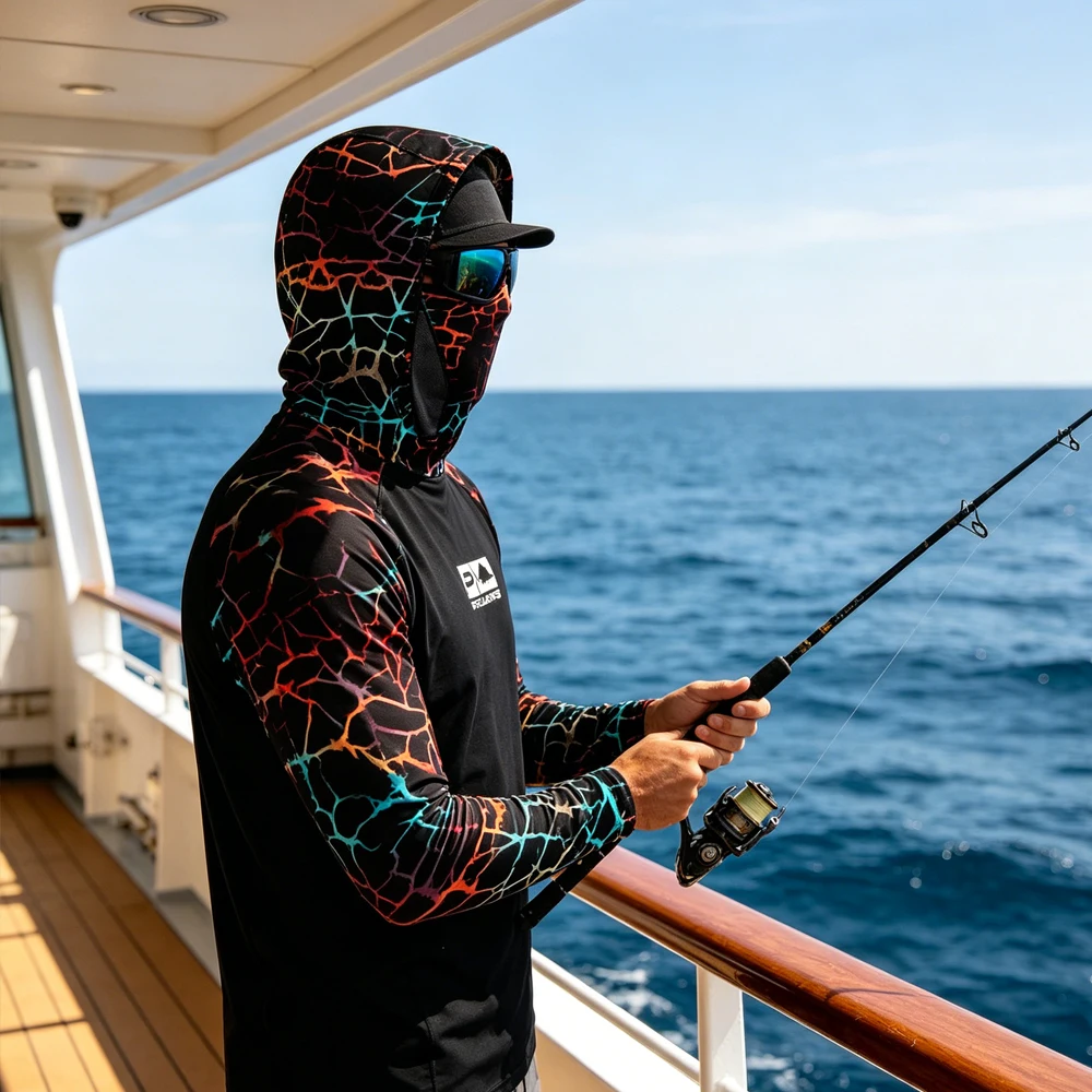 Long Sleeve Men's Fishing Shirts UPF50+ Sun Protection Fishing Hoodies Quick Dry Breathable Fishing Wear Outdoor Top for Fishing
Long Sleeve Men's Fishing Shirts UPF50+ Sun Protection Fishing Hoodies Quick Dry Breathable Fishing Wear Outdoor Top for Fishing