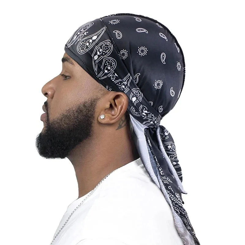 Hip Hop Camo Men's Silky Durags Turban Printed Men Silk Durag Headwear Bandans Headband Hair Accessories Pirate Hat Waves Rags
Hip Hop Camo Men's Silky Durags Turban Printed Men Silk Durag Headwear Bandans Headband Hair Accessories Pirate Hat Waves Rags