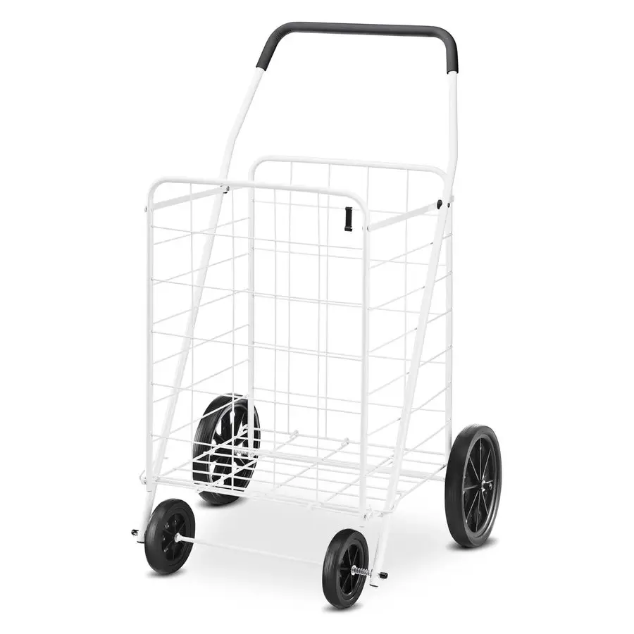 Складная тележка для покупок Deluxe Utility с колесами, грузоподъемность 100 фунтов, сверхпрочная тележка для продуктов со стальной рамой, пенопластовой ручкой, Rolli
Складная тележка для покупок Deluxe Utility с колесами, грузоподъемность 100 фунтов, сверхпрочная тележка для продуктов со стальной рамой, пенопластовой ручкой, Rolli