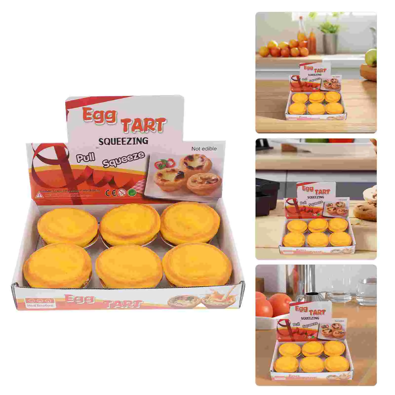 6 PCS Egg Tarts Squishies for Kids Cute Toys Plaything Adults Stocking Stuffers Artificial Child
6 PCS Egg Tarts Squishies for Kids Cute Toys Plaything Adults Stocking Stuffers Artificial Child