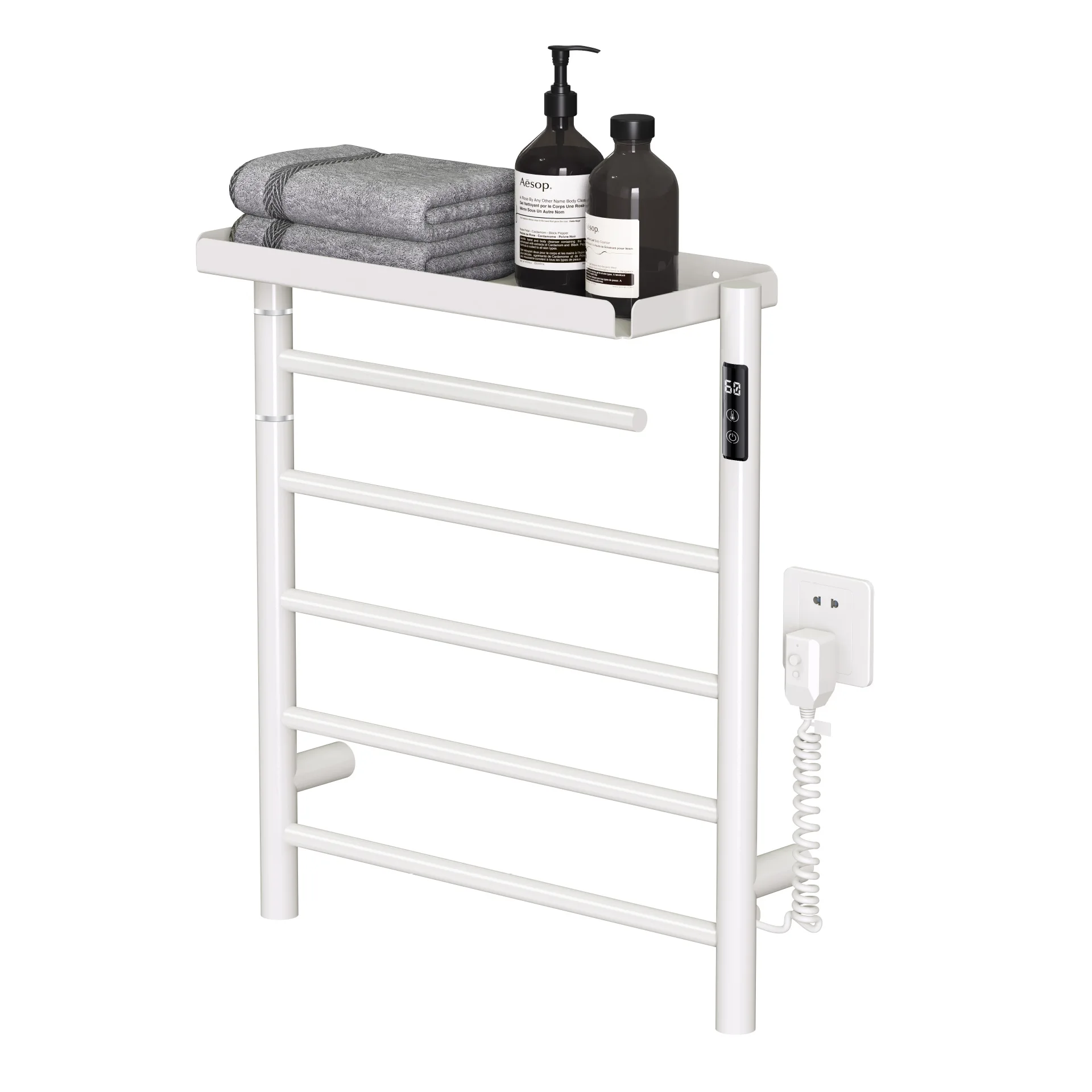 Electric Towel Rack Stainless Steel Bathroom Intelligent Temperature Control Rack
Electric Towel Rack Stainless Steel Bathroom Intelligent Temperature Control Rack