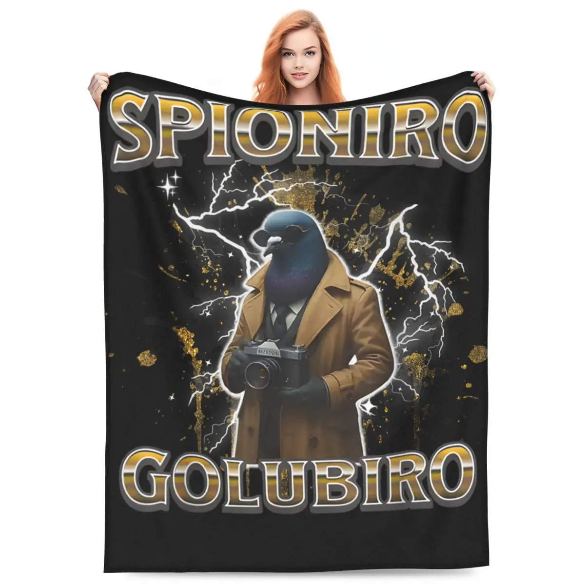 Spioniro Golubiro итальянское Brainrot Meme Humor Trend одеяло декоративное фланелевое постельное белье пледы для спальни супер теплое покрывало
Spioniro Golubiro итальянское Brainrot Meme Humor Trend одеяло декоративное фланелевое постельное белье пледы для спальни супер теплое покрывало